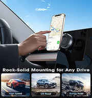 Upgraded 360 Vacuum Magnetic Car Mount Phone Holder Hands Free Suction Cup